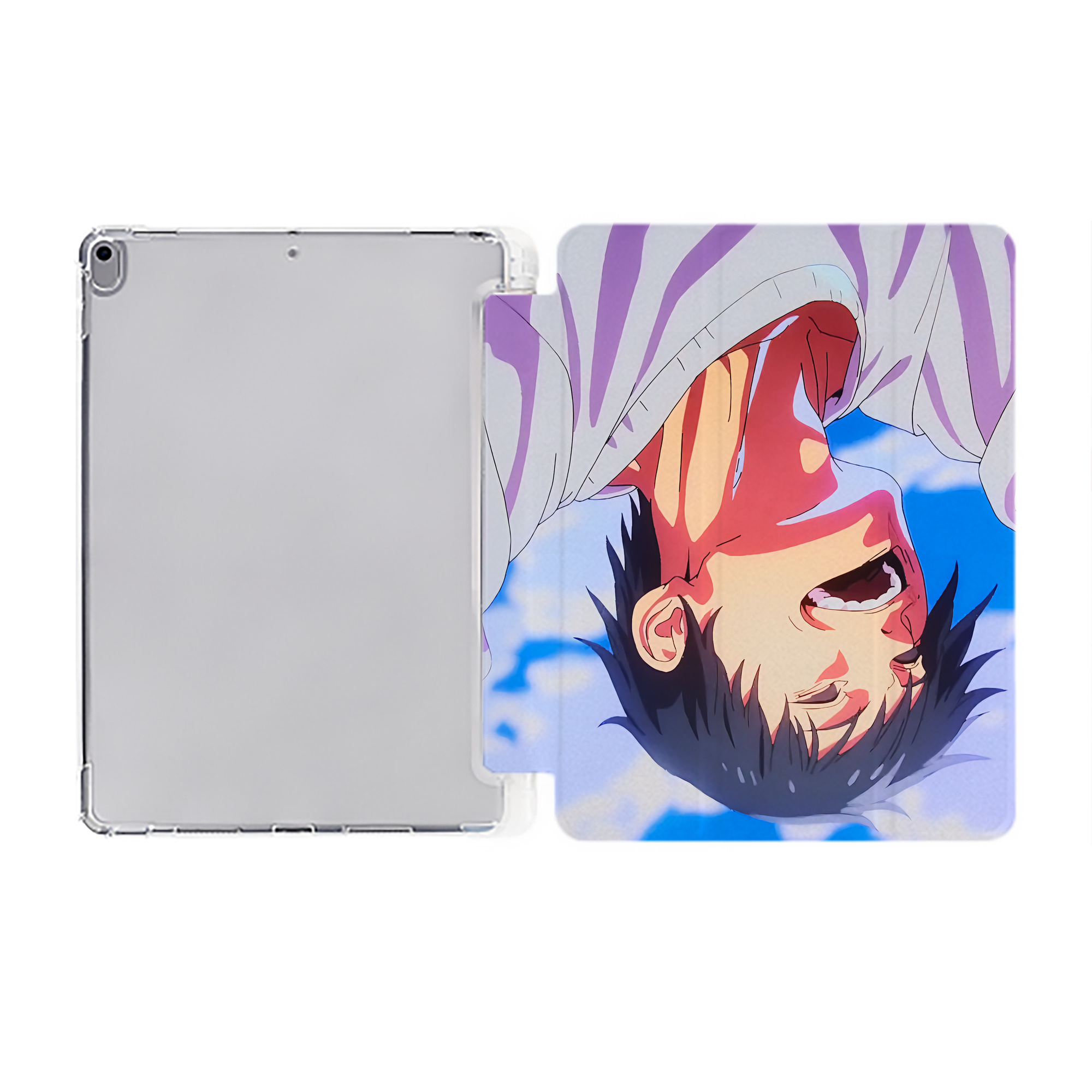 （画像用） SPY×FAMILY间谍家家酒 IPad ケース ペン収納付き 三つ折りスタンド PUレザー×シリコン 対応機種9.5/10.5/10.9インチ